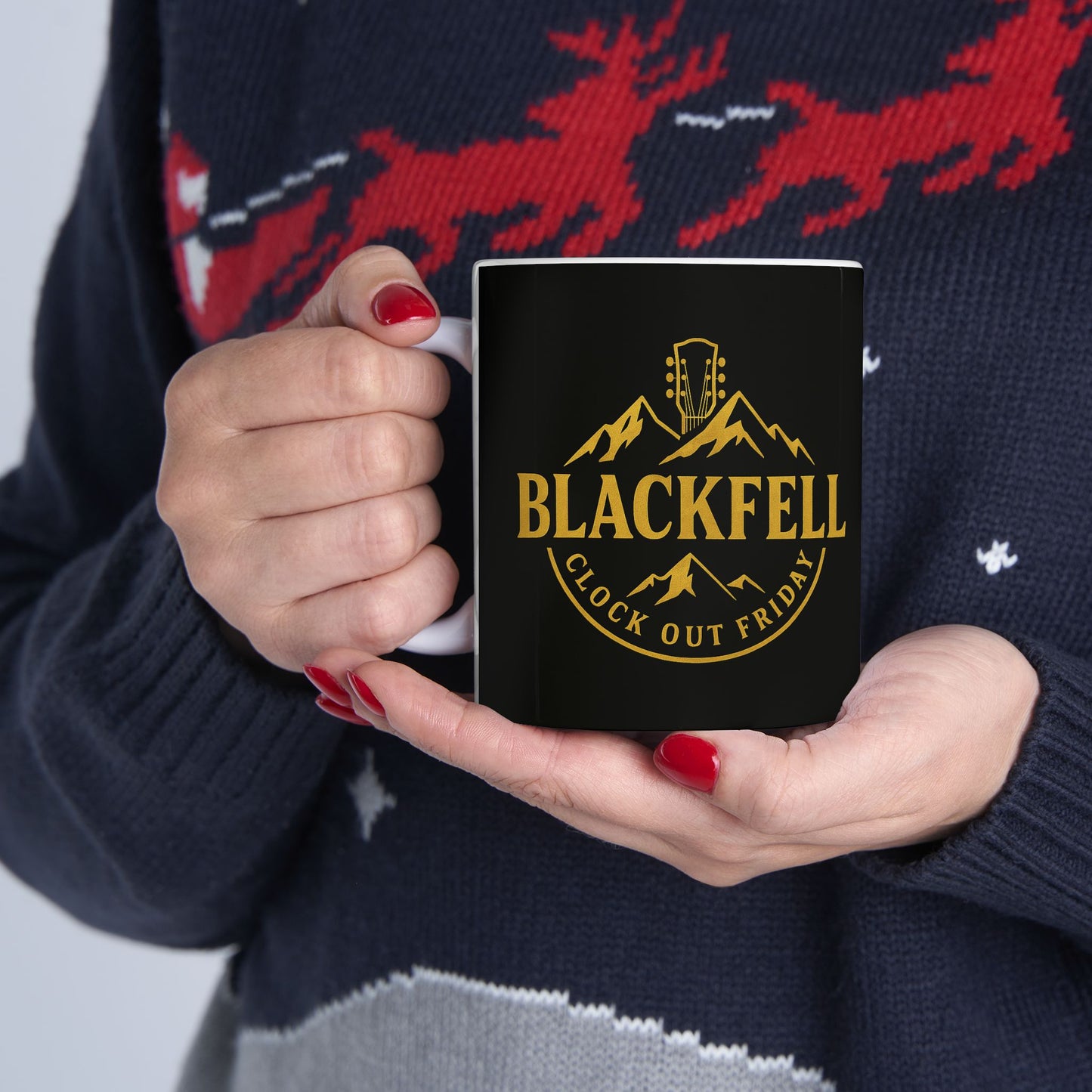 Band Merch Coffee Mug, 11oz - Blackfell Country Rock Blues