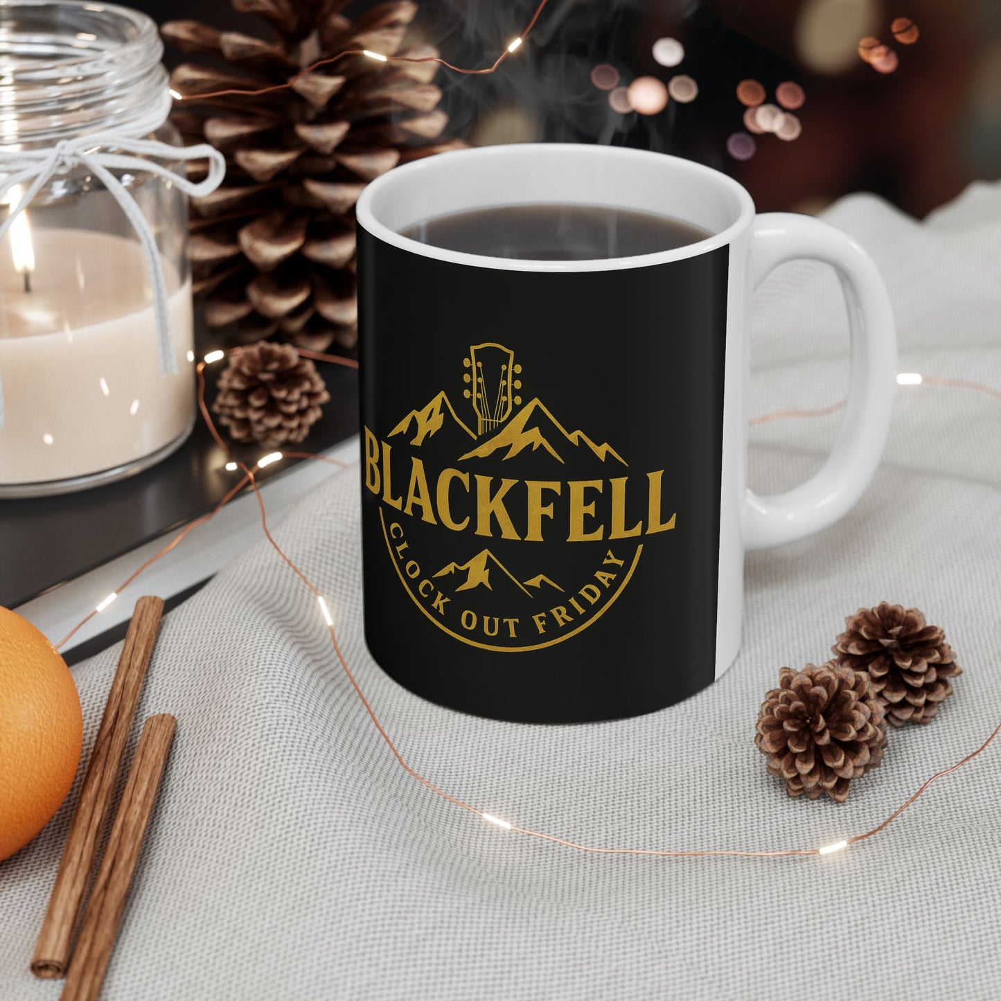 Band Merch Coffee Mug, 11oz - Blackfell Country Rock Blues
