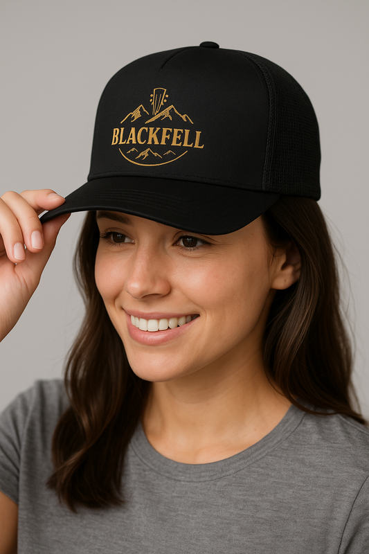 Blackfell clock out friday Retro Trucker Hat Mountain Design | Cool Gift for Outdoors Lovers, Adventure Hat, Unisex Cap, Festival Headwear, [...]
