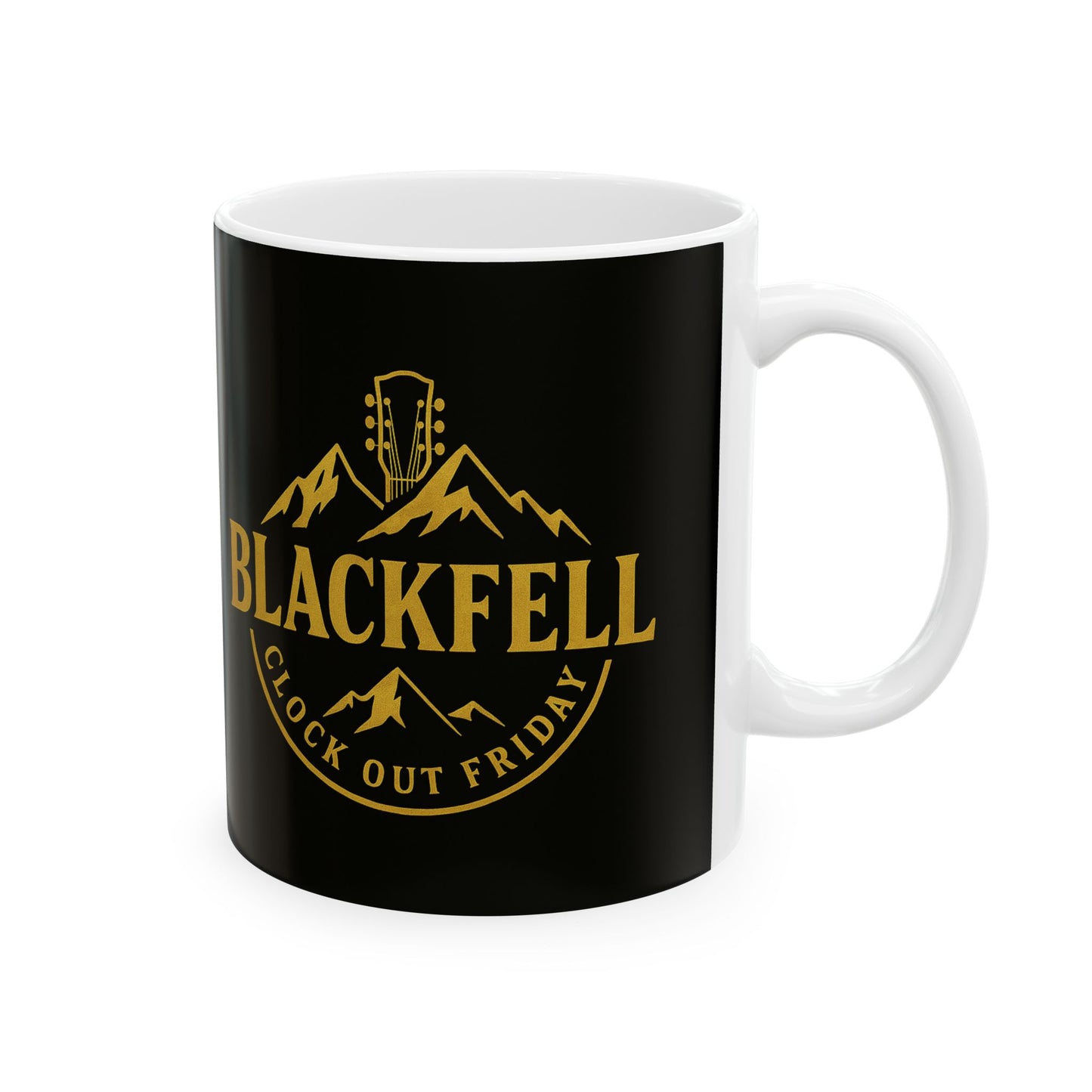 Band Merch Coffee Mug, 11oz - Blackfell Country Rock Blues