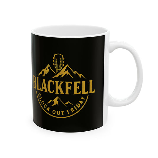 Band Merch Coffee Mug, 11oz - Blackfell Country Rock Blues